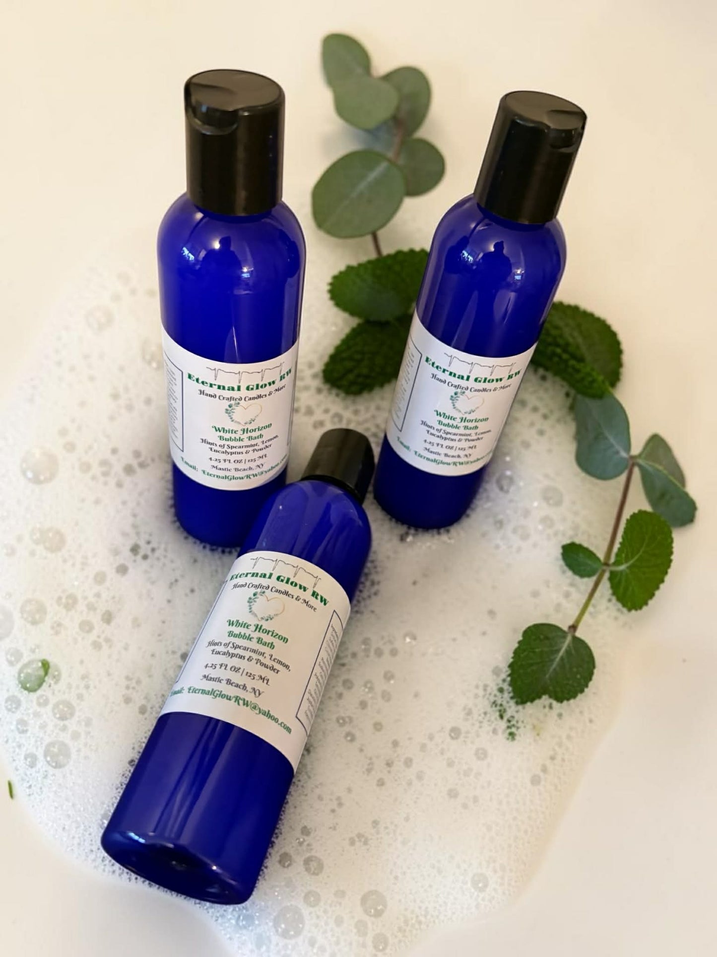 White Horizon Bubble Bath